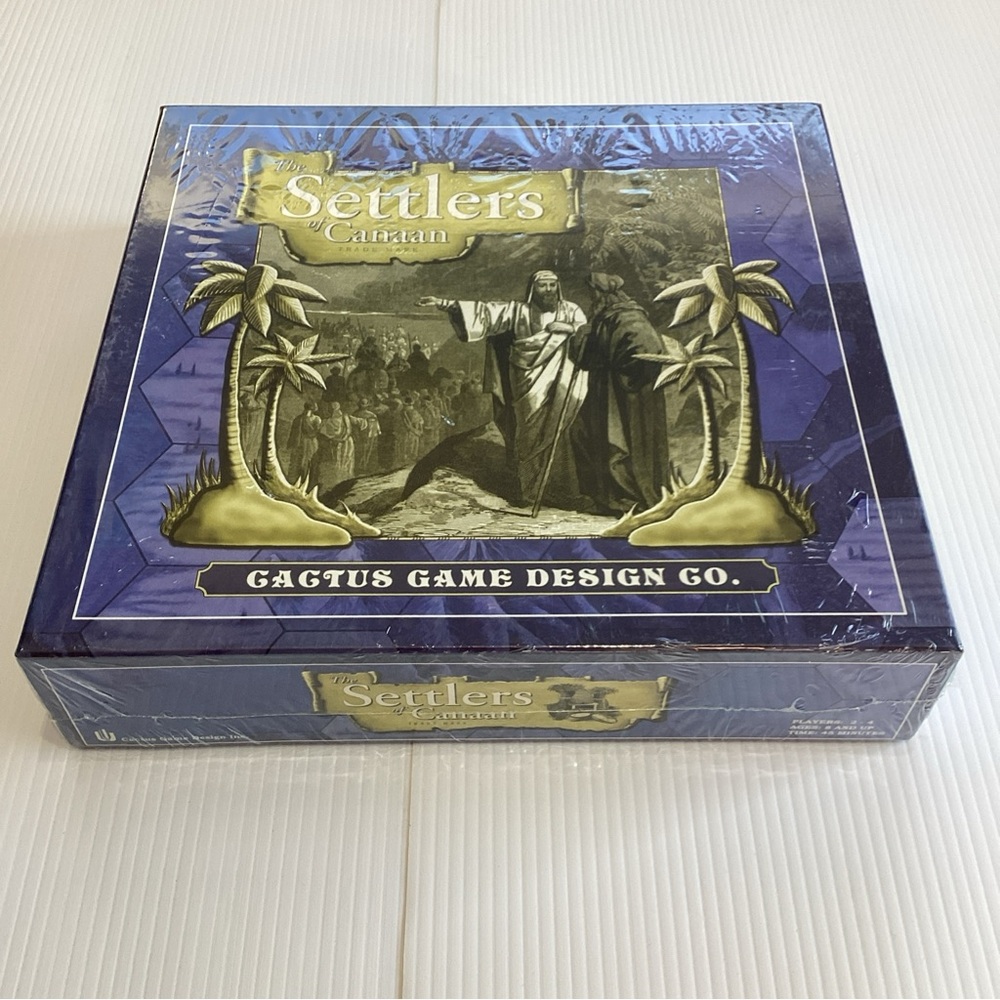 The Settlers Of Canaan Cactus Game Design Co.  Ages 8+ 2-4 Players